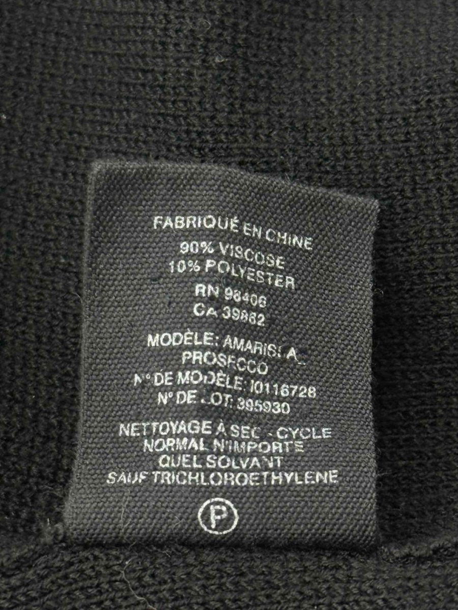 Pre - loved THEORY Open Front Black Size Large Cardigan at Reems Closet