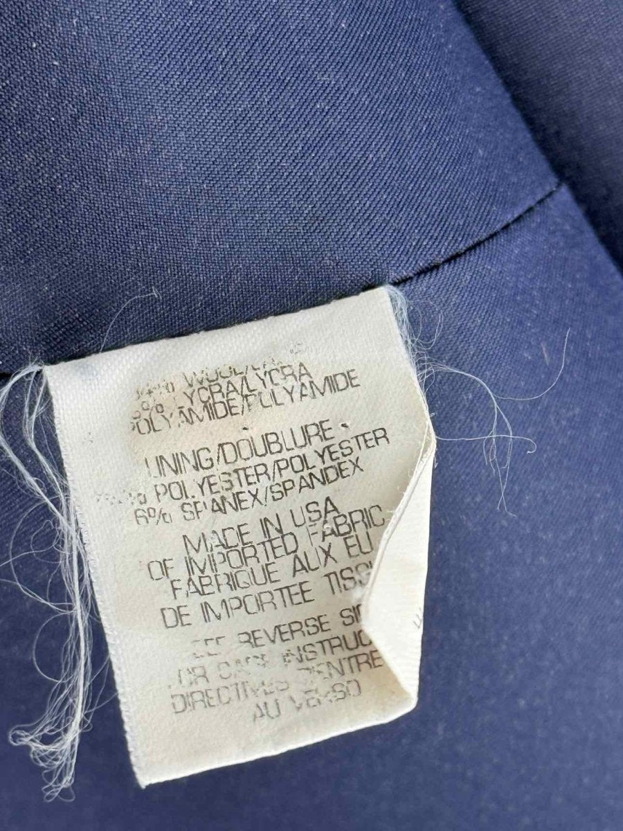 Pre - loved THEORY Slim Fit Navy Blue Size US 8 Jacket at Reems Closet