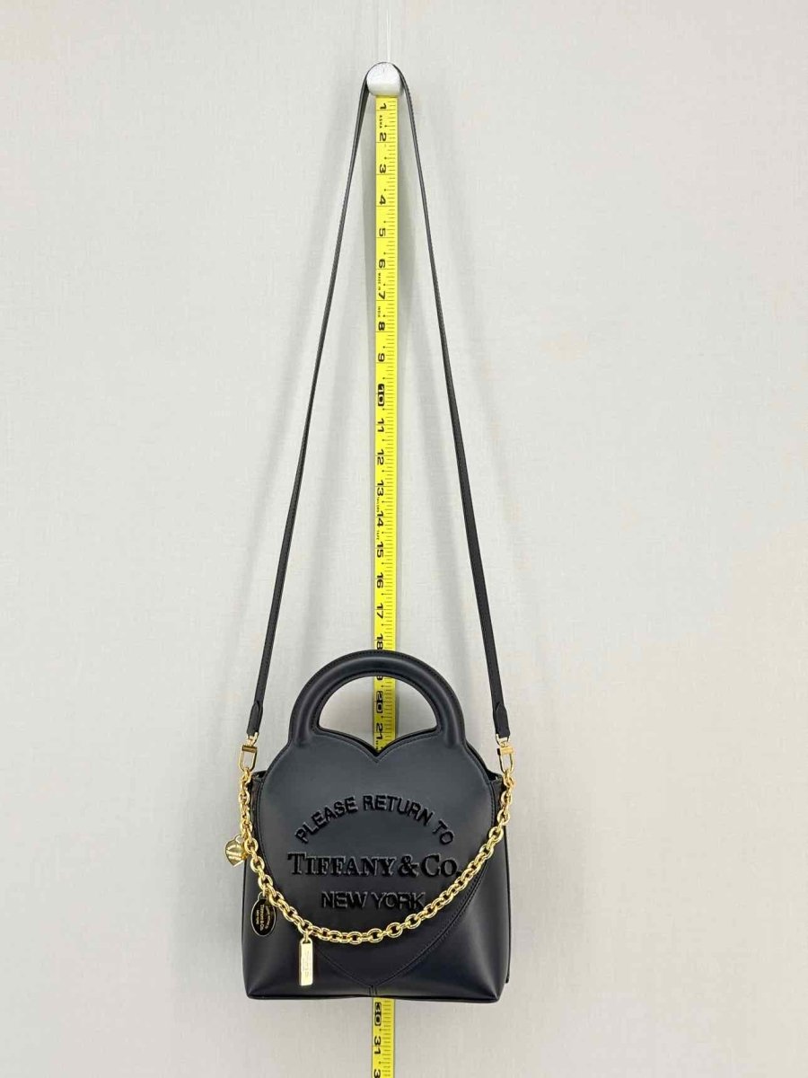 Pre - loved TIFFANY & CO Return To Tiffany Black C Print Tote Bag at Reems Closet