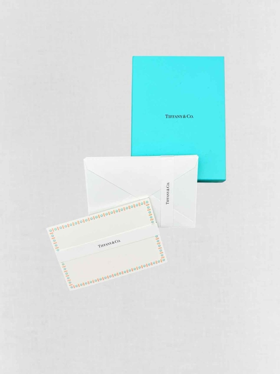 Pre - loved TIFFANY & CO White Print Writing Pad at Reems Closet