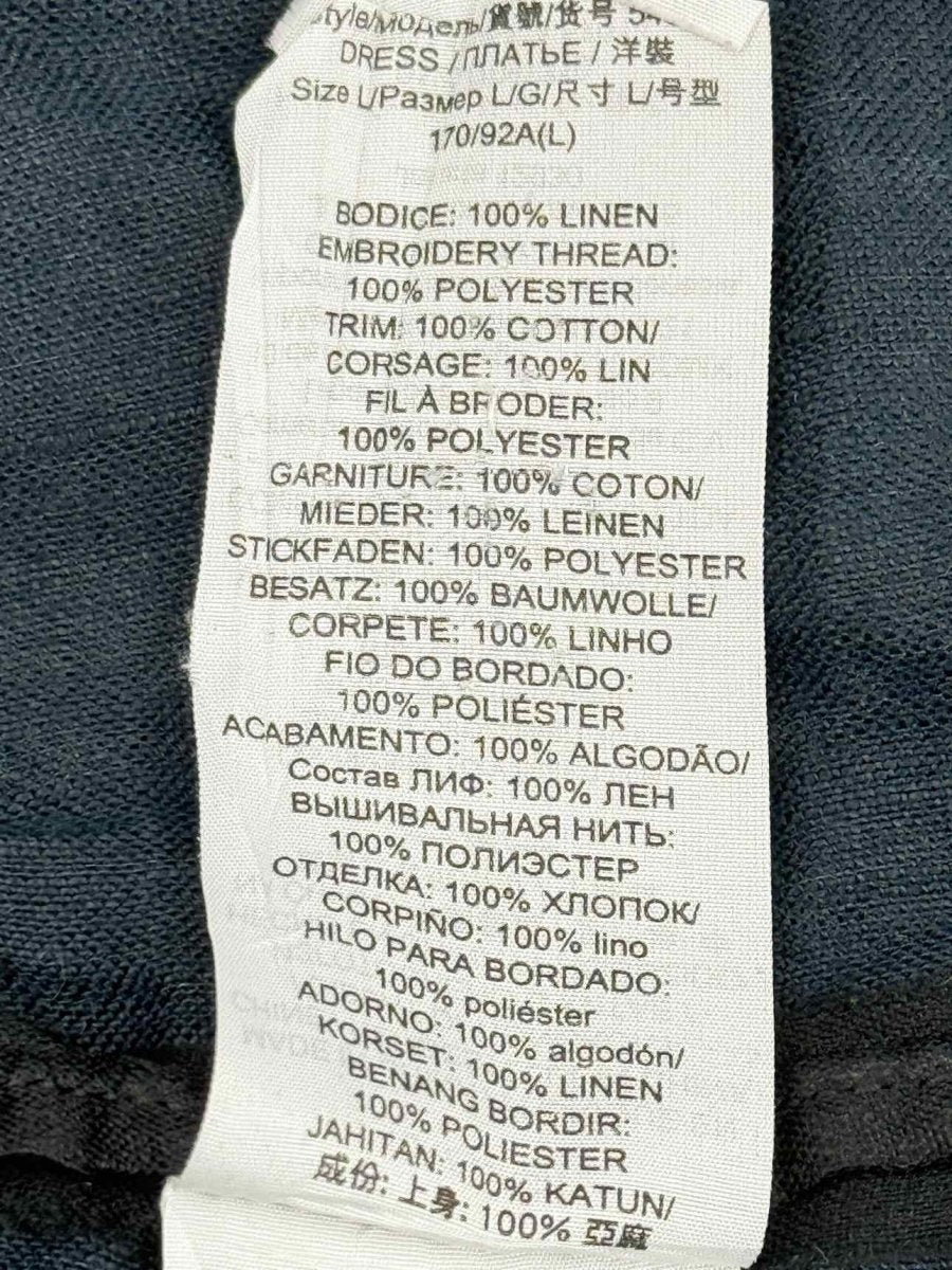 Pre - loved TORY BURCH Black w/ White Size Large Short Dress at Reems Closet