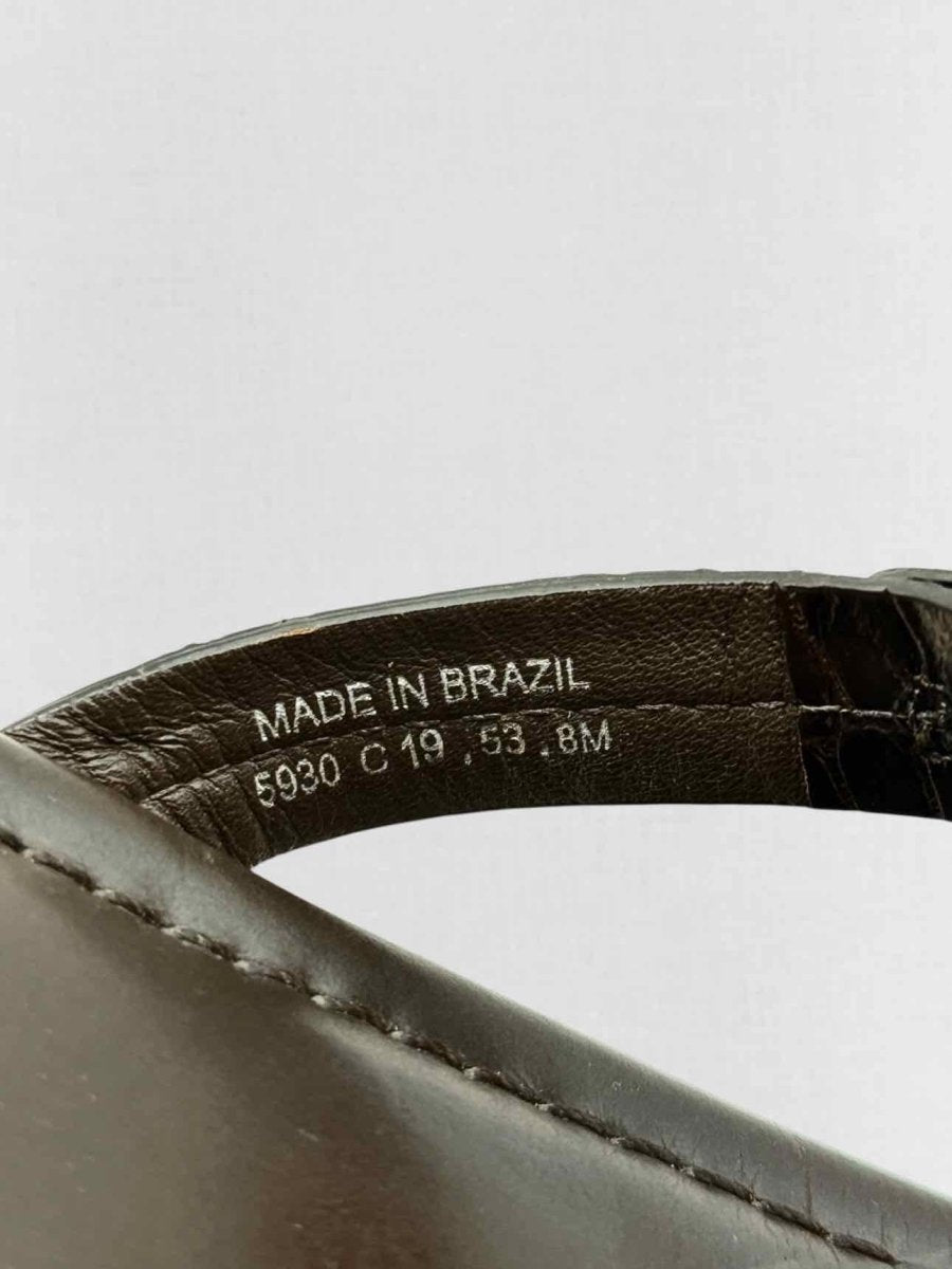 Pre - loved TORY BURCH Miller Brown Size EU 38 Sandals at Reems Closet