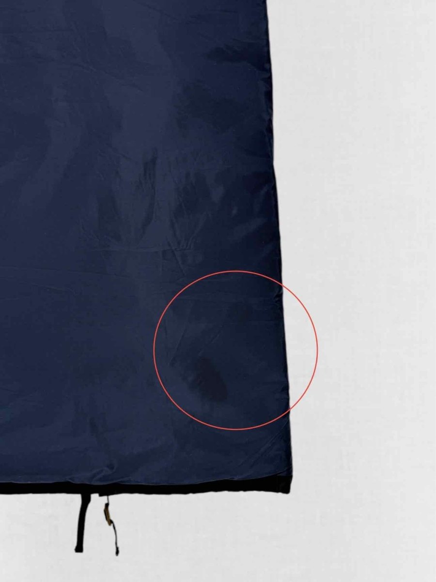 Pre - loved TSUMORI CHISATO Faux Fur Black & Blue Size Medium Gilet at Reems Closet