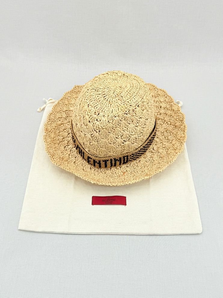 Pre - loved VALENTINO Beige Hat at Reems Closet