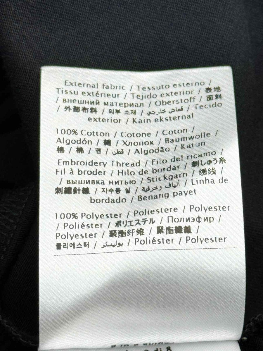 Pre - loved VALENTINO Black Floral Print Size Small Short Dress at Reems Closet