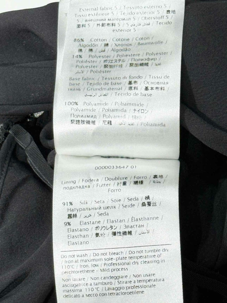 Pre - loved VALENTINO Black Size US 10 Midi Dress at Reems Closet