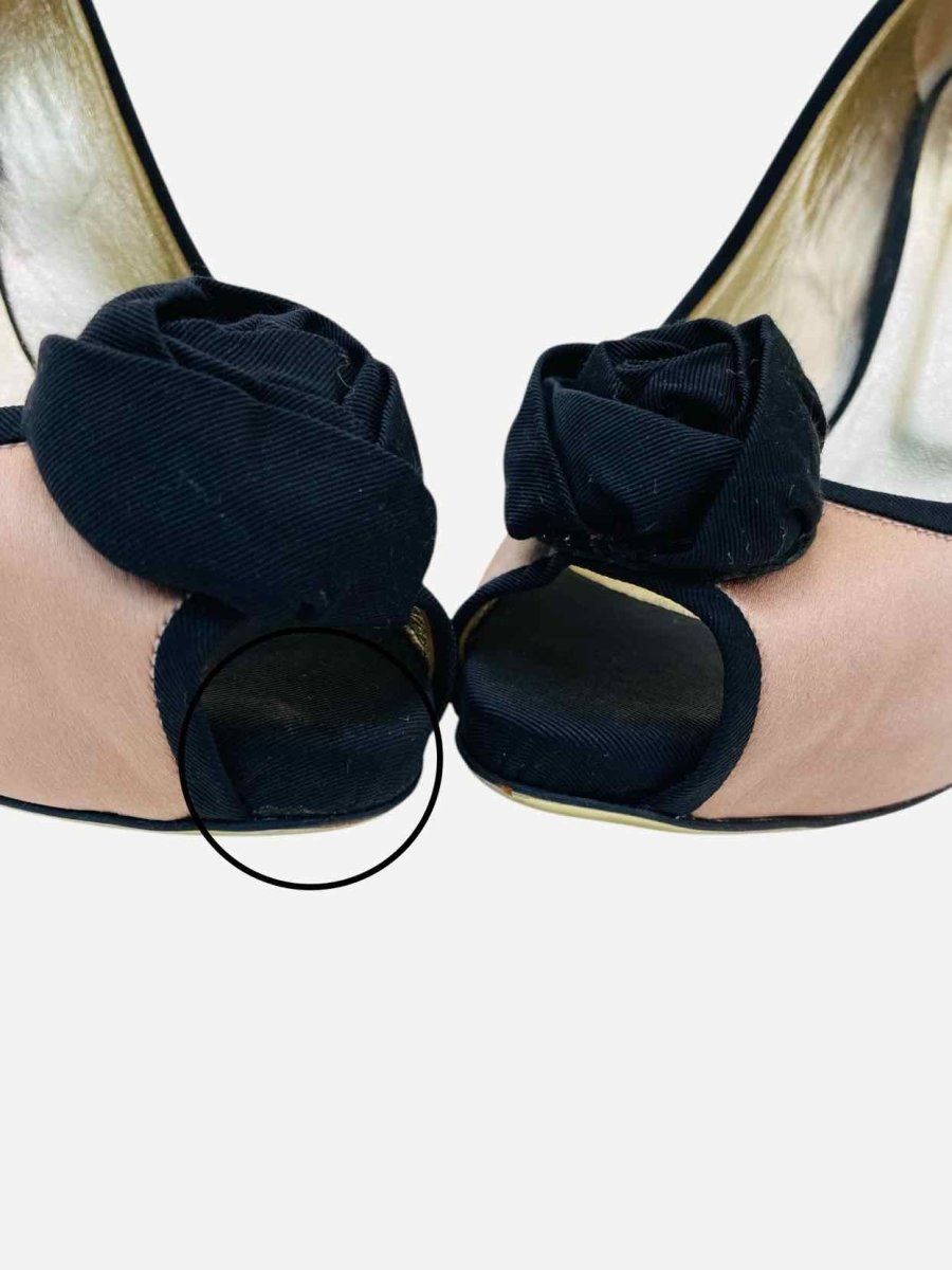 Pre - loved VALENTINO GARAVANI Pink & Black Size EU 37.5 Pumps at Reems Closet