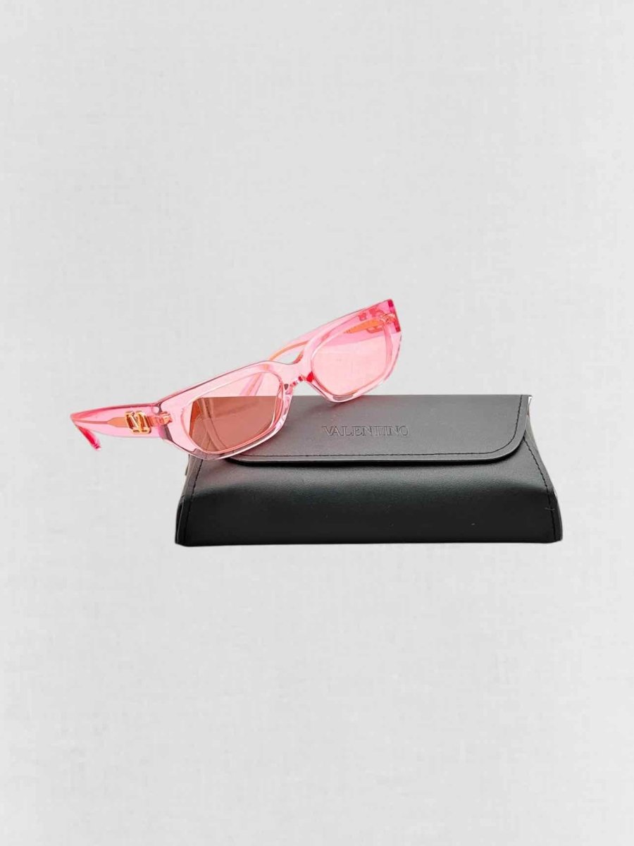 Pre - loved VALENTINO GARAVANI Pink Sunglasses at Reems Closet
