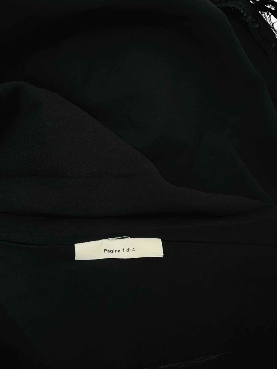 Pre-loved VALENTINO Lace Black Size Small Short Dress at Reems Closet