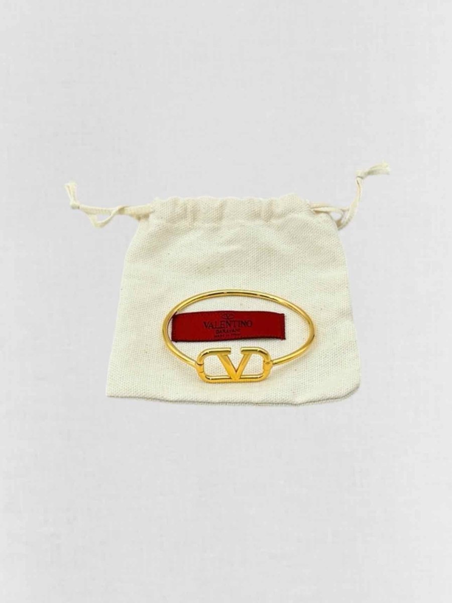 Pre - loved VALENTINO VLogo Fashion Bracelet at Reems Closet