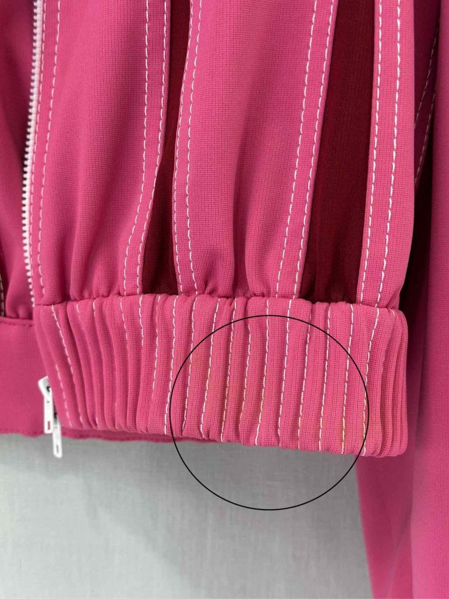 Pre - loved VALENTINO Zip Front Pink Jacket at Reems Closet