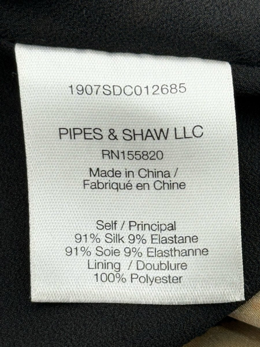 Pre - loved VERONICA BEARD Beige & Black Size US 00 Short Dress at Reems Closet