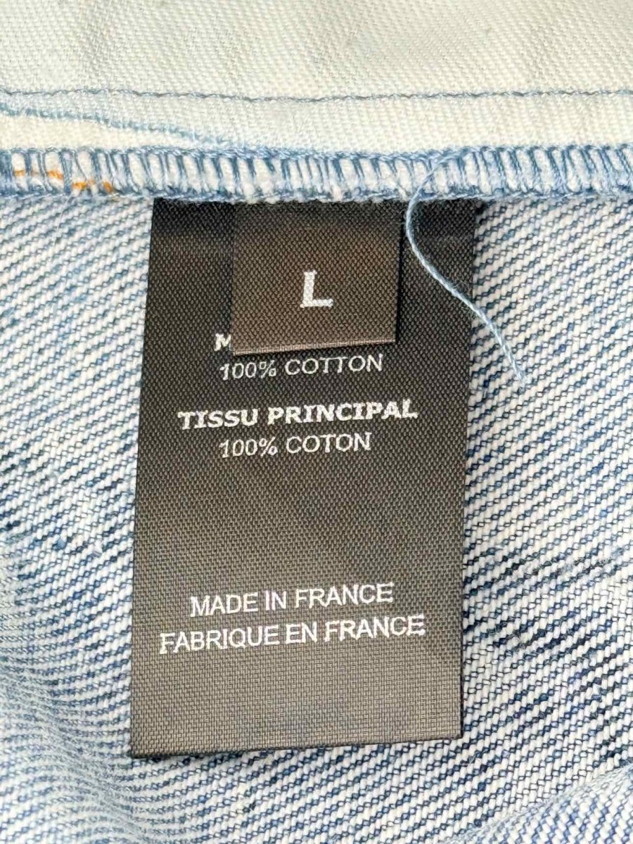 Pre - loved VETEMENTS Two Tone Blue Size Large Jeans at Reems Closet