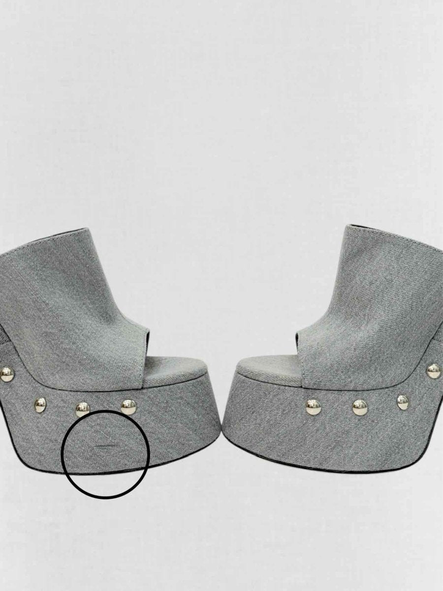 Pre - loved VIC MATIE Grey Size EU 37 Heeled Sandals at Reems Closet