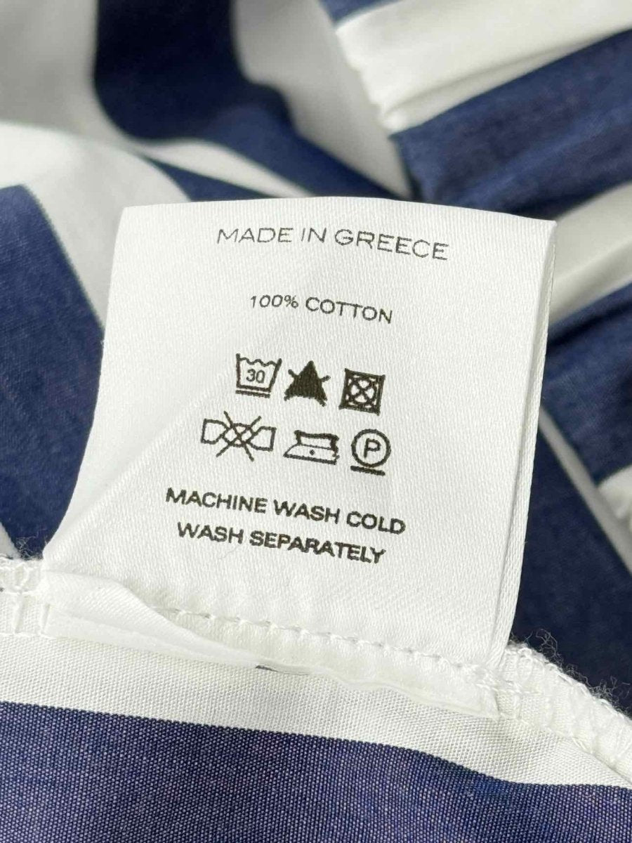 Pre - loved WOERA Navy & White Striped Size Small Outfit Set at Reems Closet