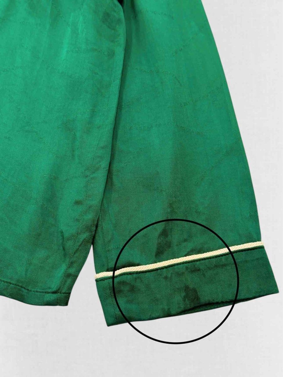 Pre - loved ZADIG & VOLTAIRE Pajama Green Size Medium Shirt at Reems Closet