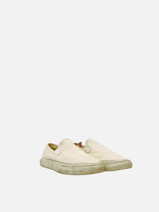 ACNE STUDIOS Distressed Off-white Sneakers