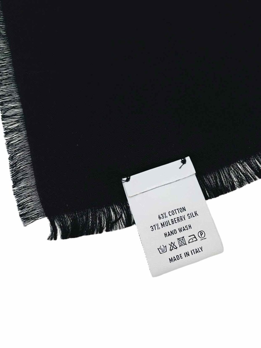 Pre - loved BERLUTI Black & White Handkerchief at Reems Closet