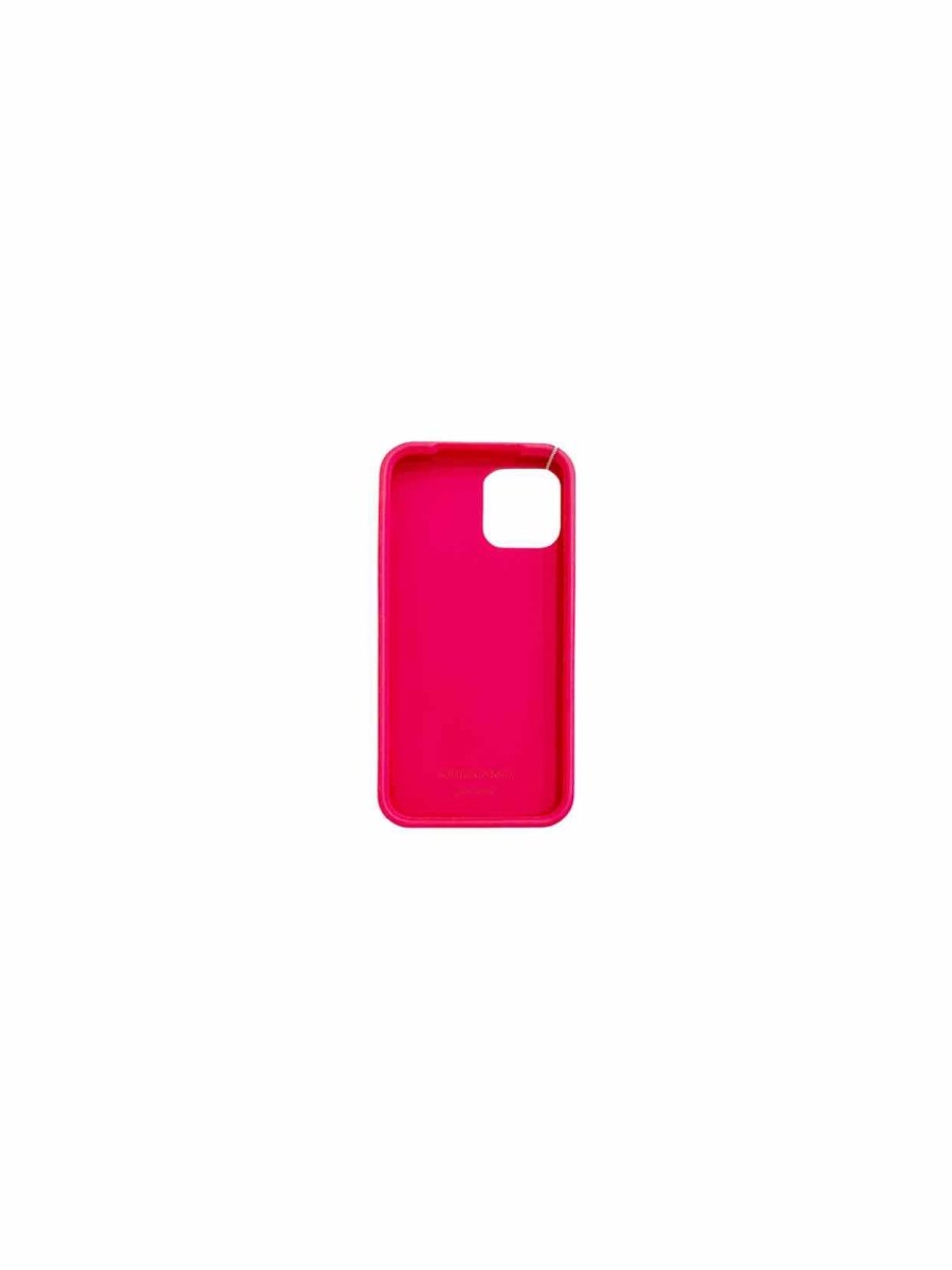 Pre-loved BOTTEGA VENETA Pink Lattice Phone case - Reems Closet