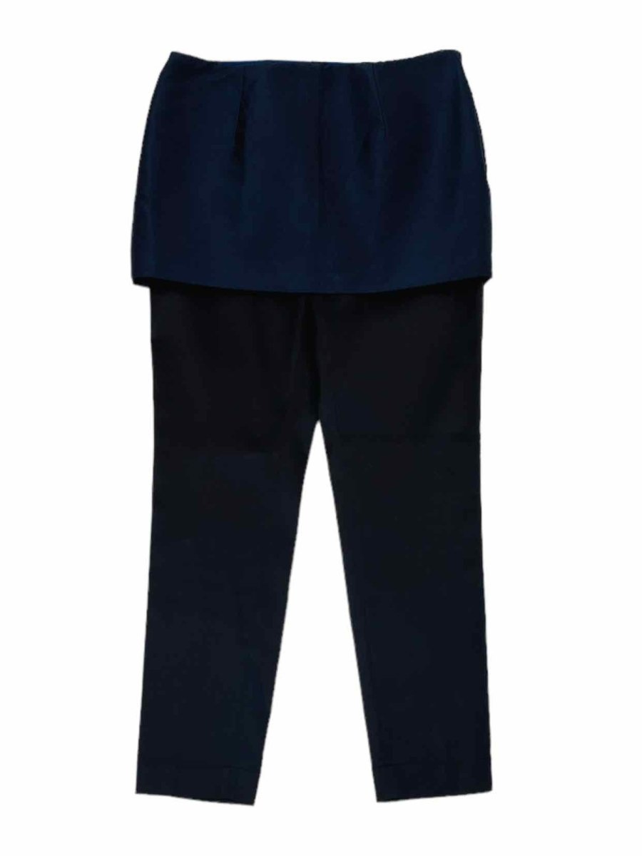 CEDRIC CHARLIER Navy Blue Black Pants