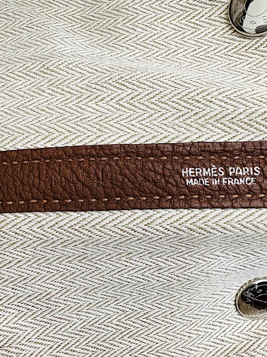 Pre-loved HERMES Garden Party Brown Top Handle from Reems Closet