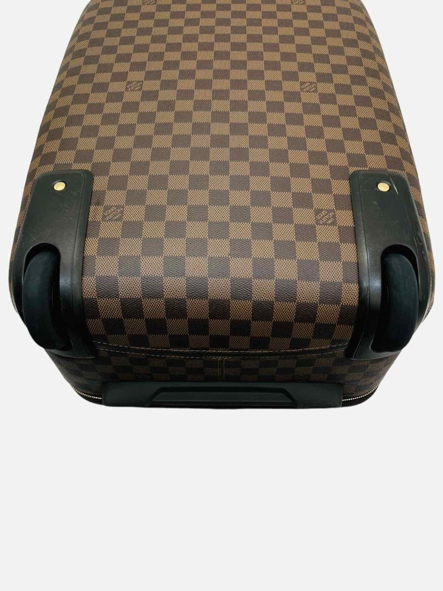 Pre-loved LOUIS VUITTON Pegase Brown Damier Ebene Rolling Luggage from Reems Closet