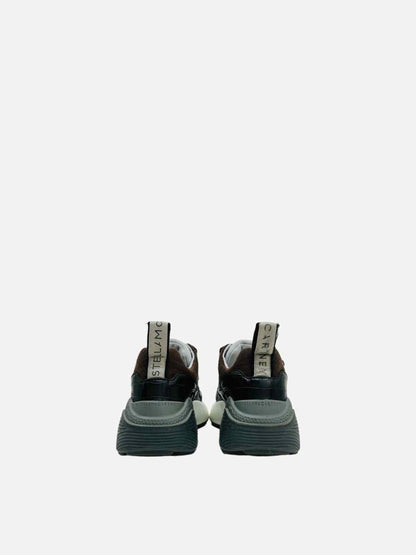 Pre-loved STELLA MCCARTNEY Eclypse Grey & Brown Sneakers from Reems Closet