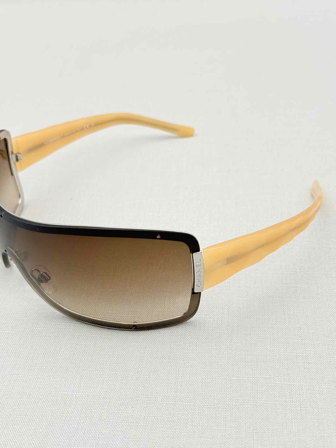 CHANEL Vintage Beige Sunglasses