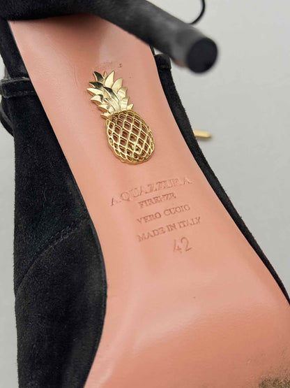 AQUAZZURA Sexy Thing Black Size EU 42 Heeled Sandals