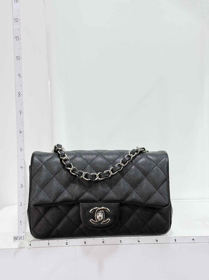CHANEL Classic Black Quilted Shoulder Bag