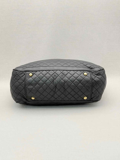SALVATORE FERRAGAMO Betulla Chain Black Tote Bag