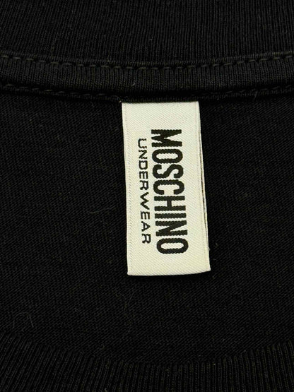 MOSCHINO Black Teddy Bear Size Medium T-shirt