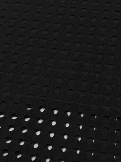 T ALEXANDER WANG Black Polka Dot Size Large Midi Skirt