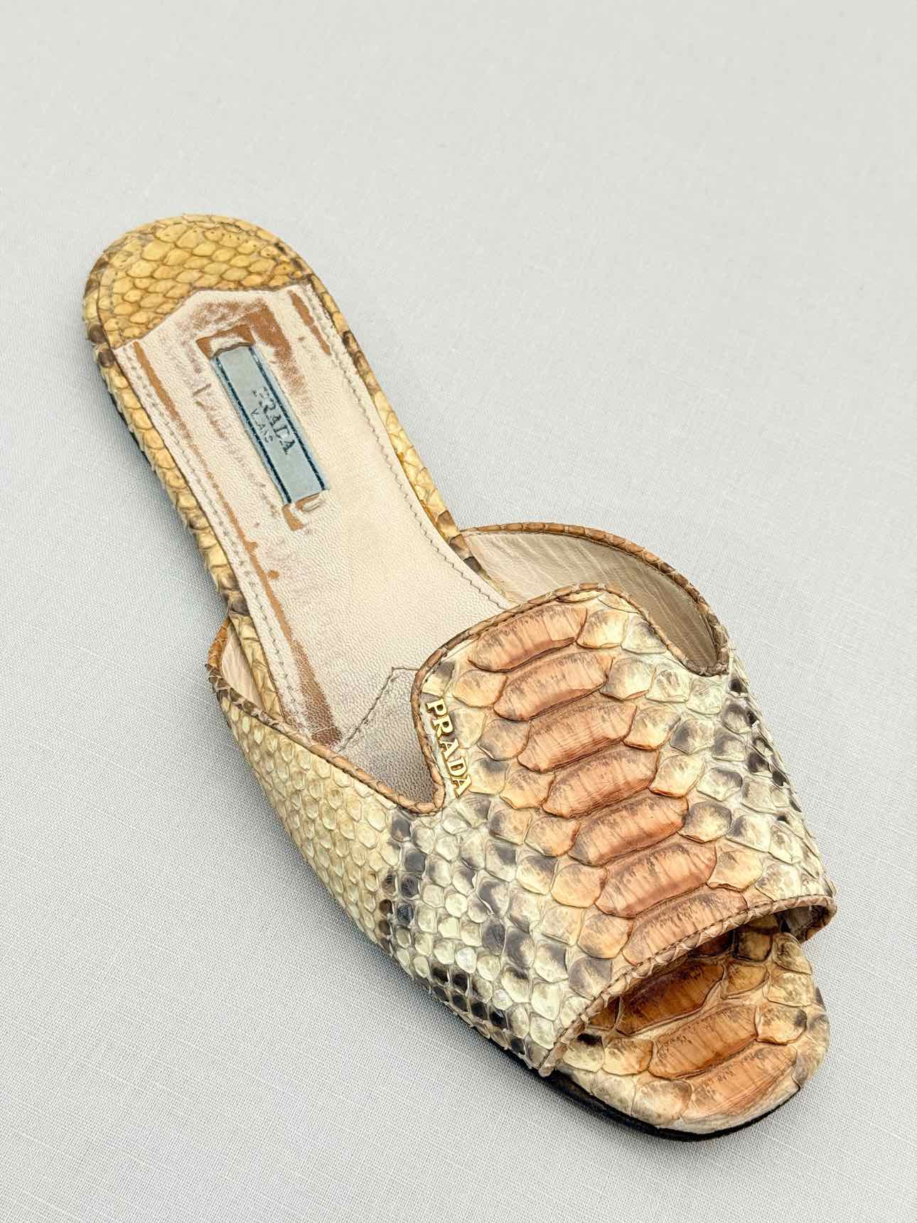 PRADA Brown Size EU 40.5 Sandals