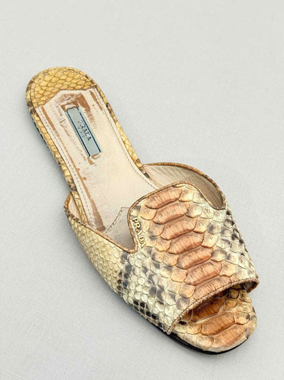 PRADA Brown Size EU 40.5 Sandals
