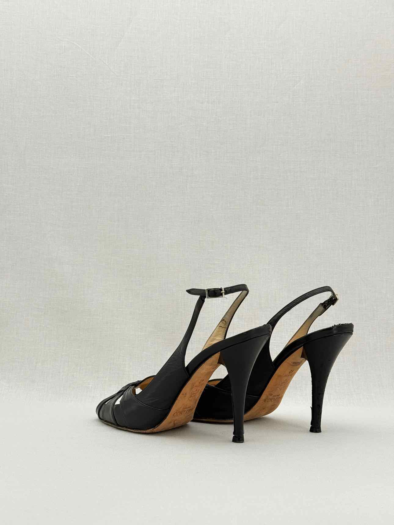 JIMMY CHOO Black Size EU 40 Slingbacks