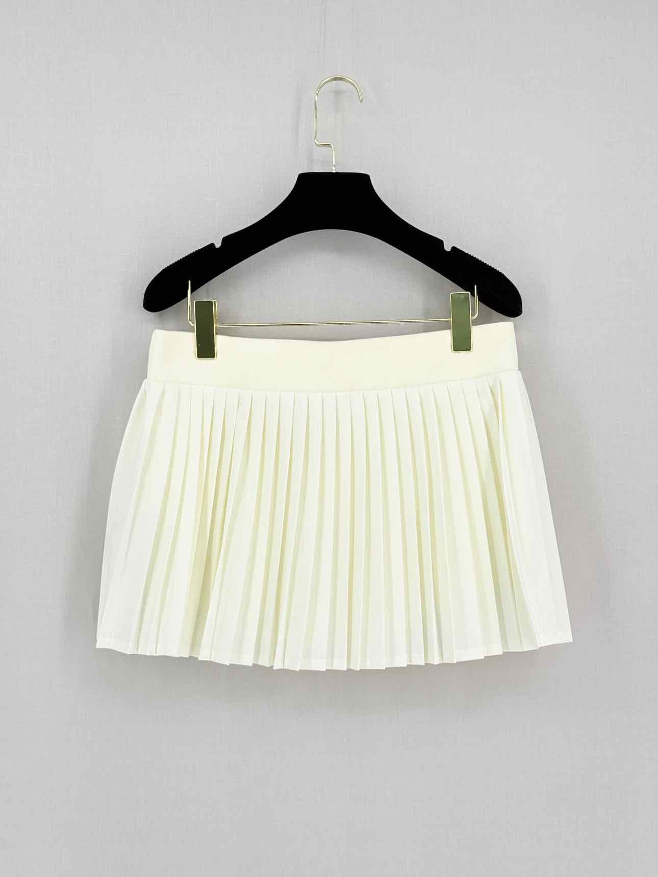 TORY BURCH Cream Size Medium Mini Skirt