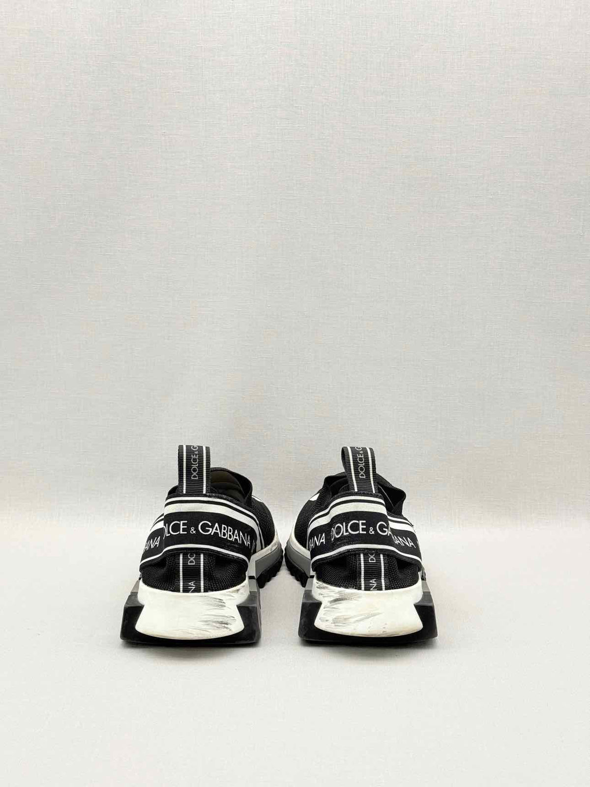 DOLCE & GABBANA Black & White Size EU 38.5 Sneakers