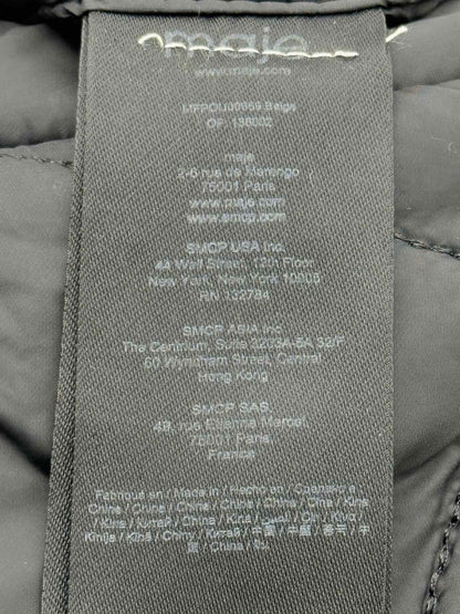 MAJE Black Quilted Size XSmall Coat