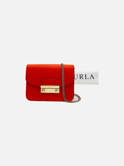 FURLA Metropolis Red Crossbody