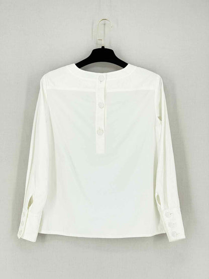 CHANEL White Size US 2 Blouse