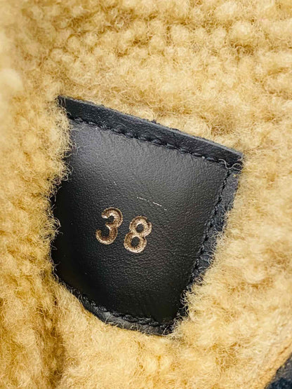 MONCLER Harriet Beige & Black Boots 38