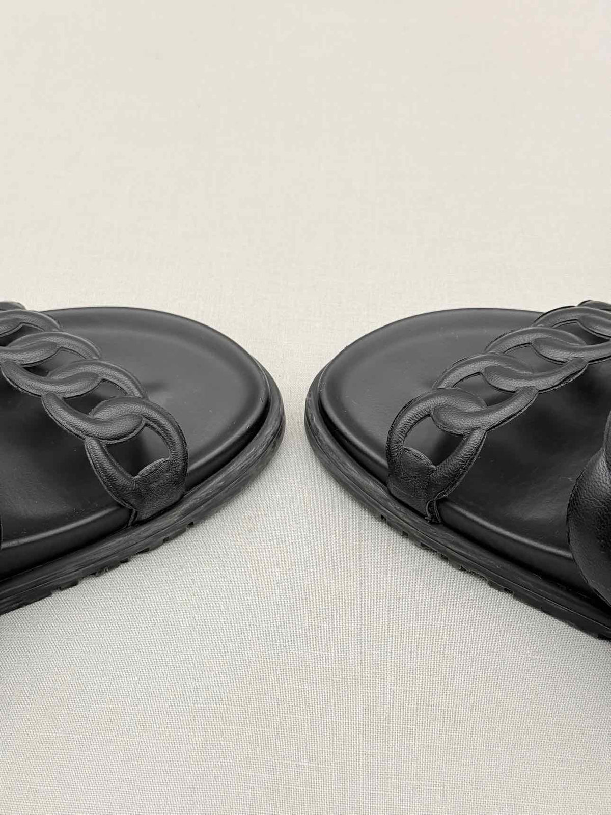 HERMES Extra Black Size EU 38 Sandals