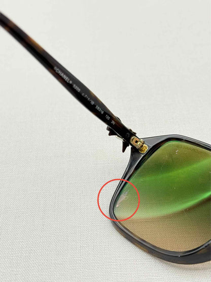 CHANEL Tortoise Brown Sunglasses