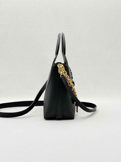 TIFFANY & CO Return To Tiffany Black C Print Tote Bag