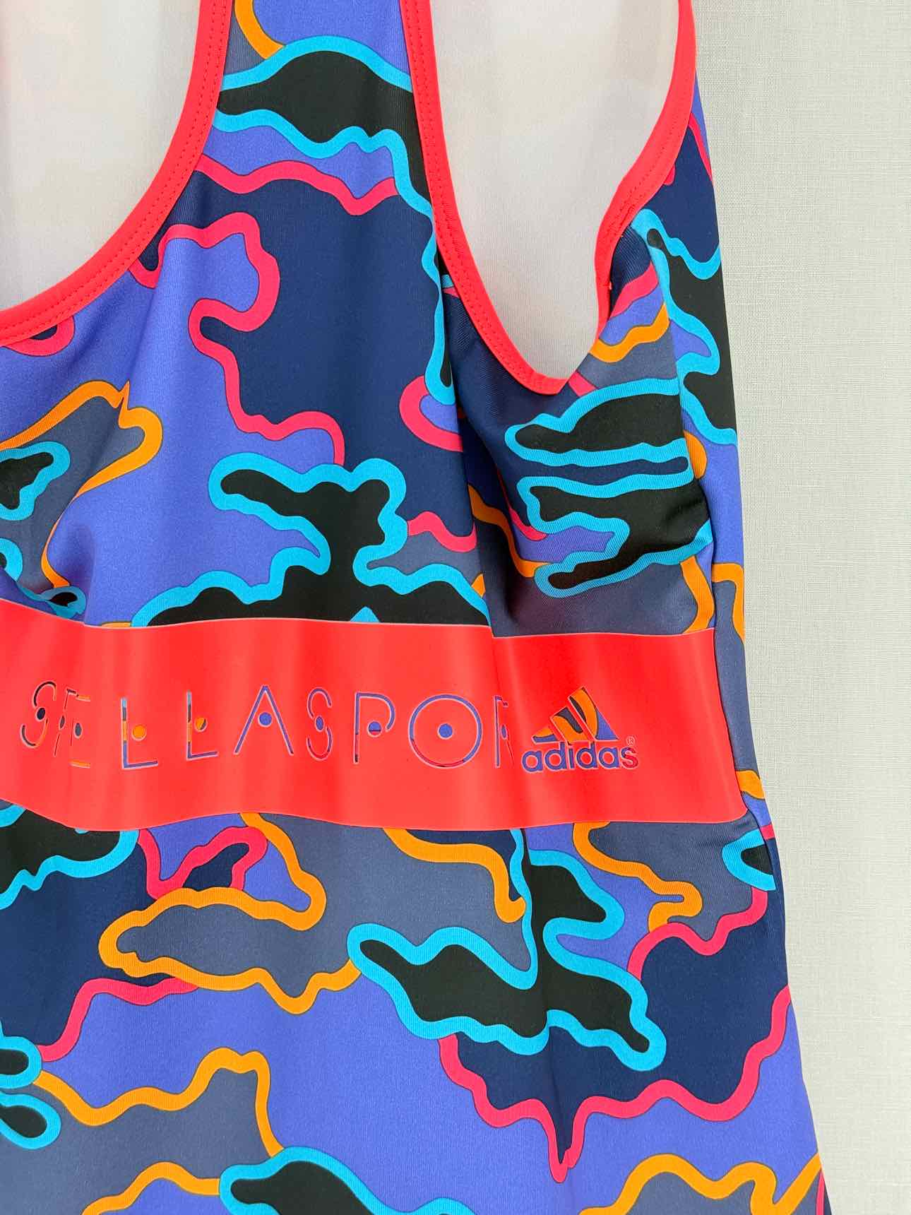 ADIDAS Climalite Blue Multicolor Size XSmall Tank Top
