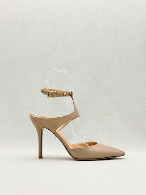 VALENTINO GARAVANI Rockstud Beige Size EU 39 Pumps