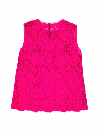 DOLCE & GABBANA Fuchsia Size US 4 Top & Skirt Outfit