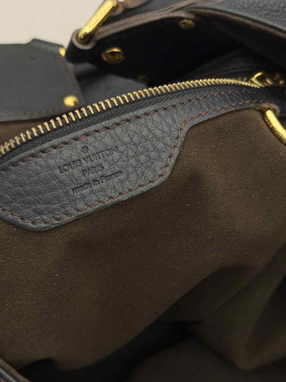 LOUIS VUITTON Mahina Black Monogram Hobo bag