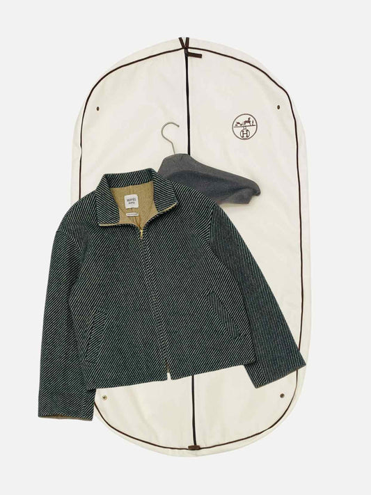 HERMES Vintage Green Size US 8 Jacket